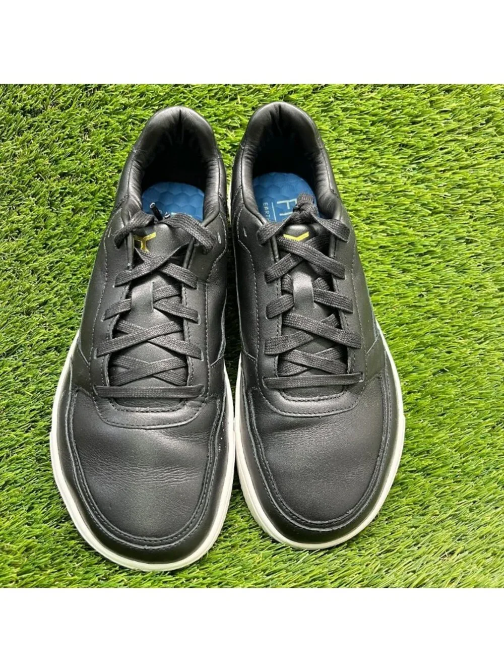 Flux Footwear Adapt Leather Trainer Black Mens Size 10.5 Athletic Shoes Sneakers
